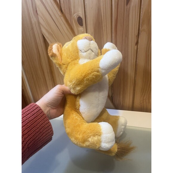 Authentic Mattel Disney Vintage 1993 The Lion King Floppy Simba Plush Toy HTF - Picture 6 of 7